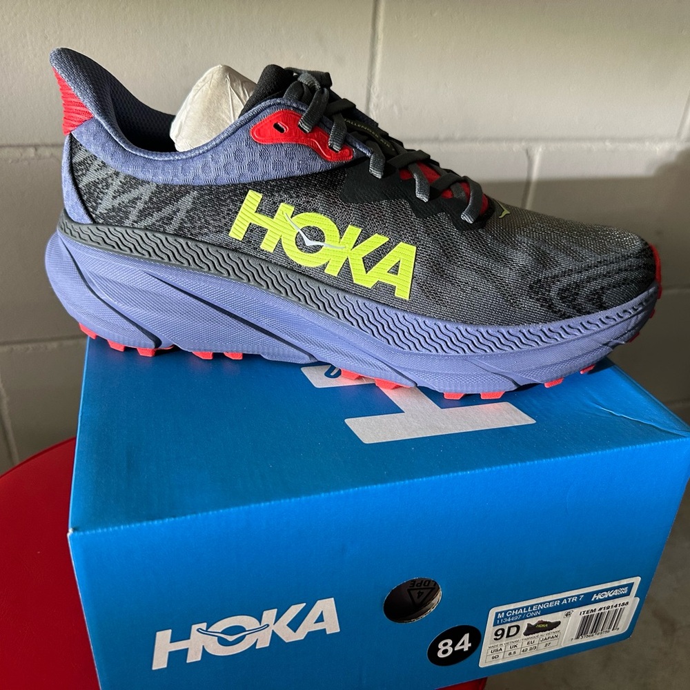 HOKA Men’s Running Shoes - Black and Blue